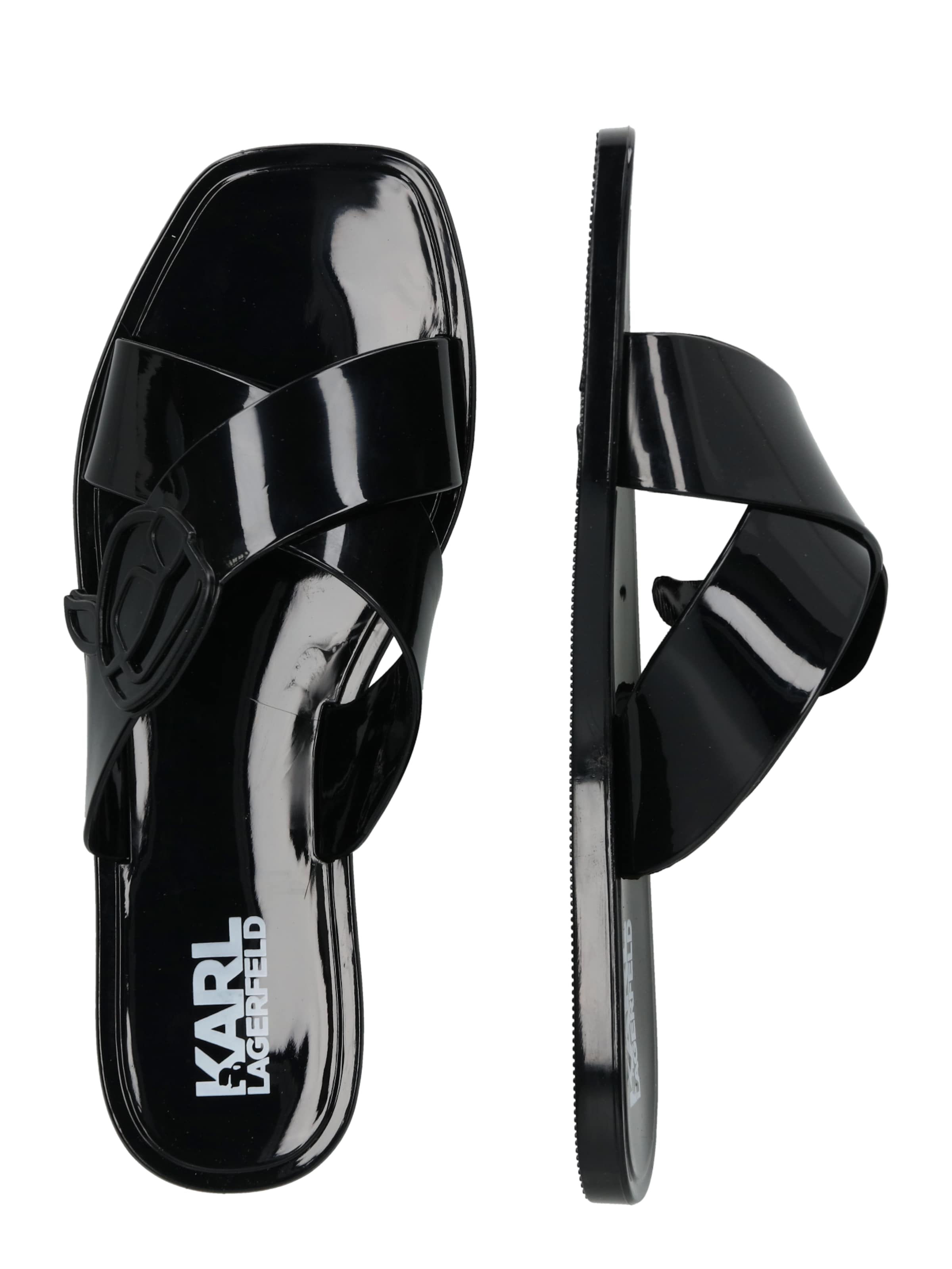 Karl Lagerfeld Hjemmesko 'Ikon Nft' i sort