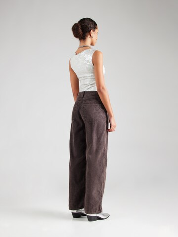 WEEKDAY Loosefit Hose 'Astro' in Braun