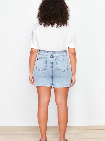 Trendyol Curve Skinny Fit Дънки в синьо