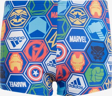 ADIDAS SPORTSWEAR Sportbademode 'adidas x Marvel’s Avengers' in Blau: predná strana