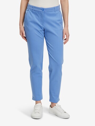 Coupe slim Pantalon chino Betty Barclay en bleu : devant