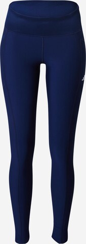 ADIDAS GOLF Skinny Sportbroek in Blauw: voorkant