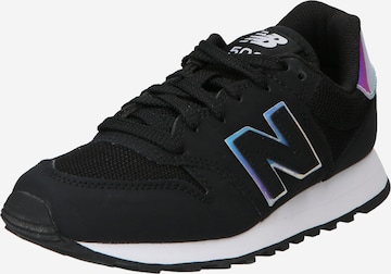 Sneaker bassa '500' di new balance in nero: frontale