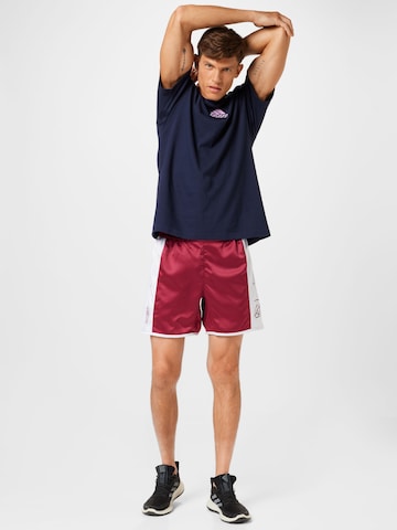 ADIDAS SPORTSWEAR Regularen Športne hlače 'DAME' | rdeča barva