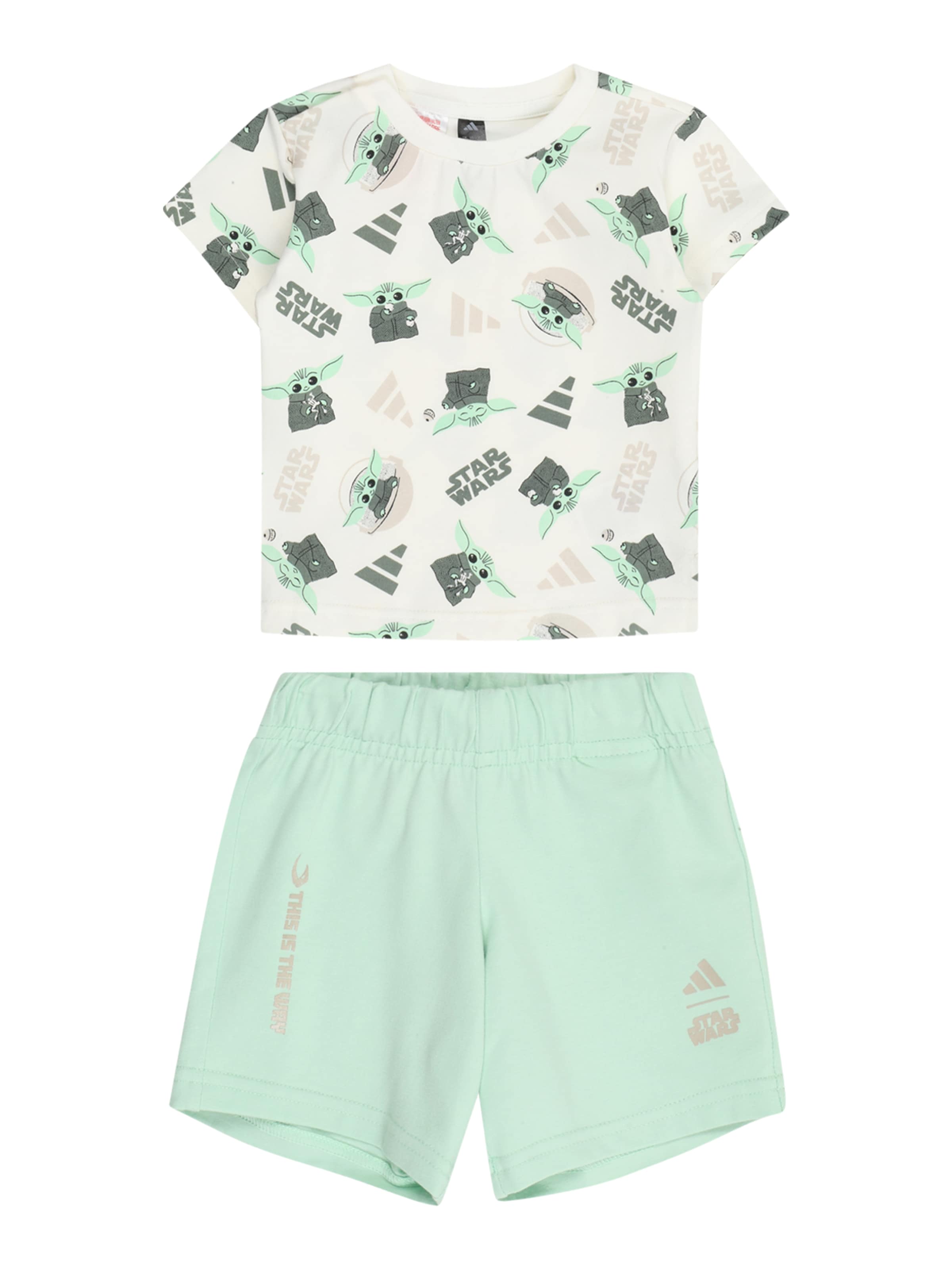 žalia ADIDAS SPORTSWEAR Treniruočių kostiumas: priekis