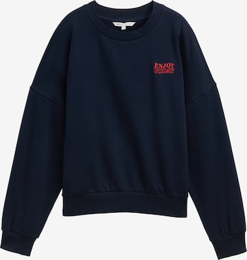 mėlyna TOM TAILOR DENIM Megztinis be užsegimo: priekis