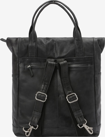 VOi Rucksack 'City Cowboy Marlou' in Schwarz