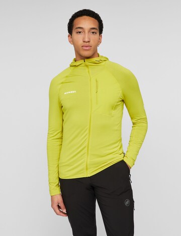 MAMMUT Performance Jacket in Yellow: front
