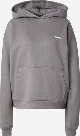 Sweat-shirt Misspap en gris : devant