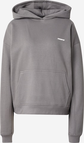 Sweat-shirt Misspap en gris : devant