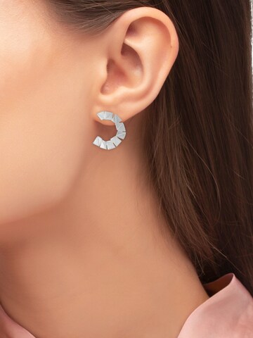 Heideman Earrings 'Partis' in Silver: front