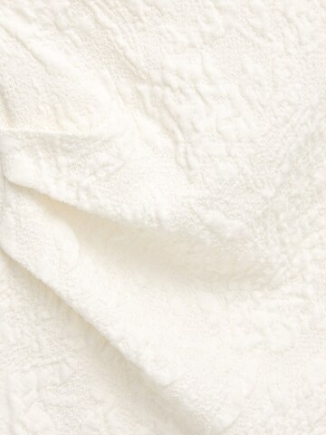 Pull&Bear Broderad topp i beige