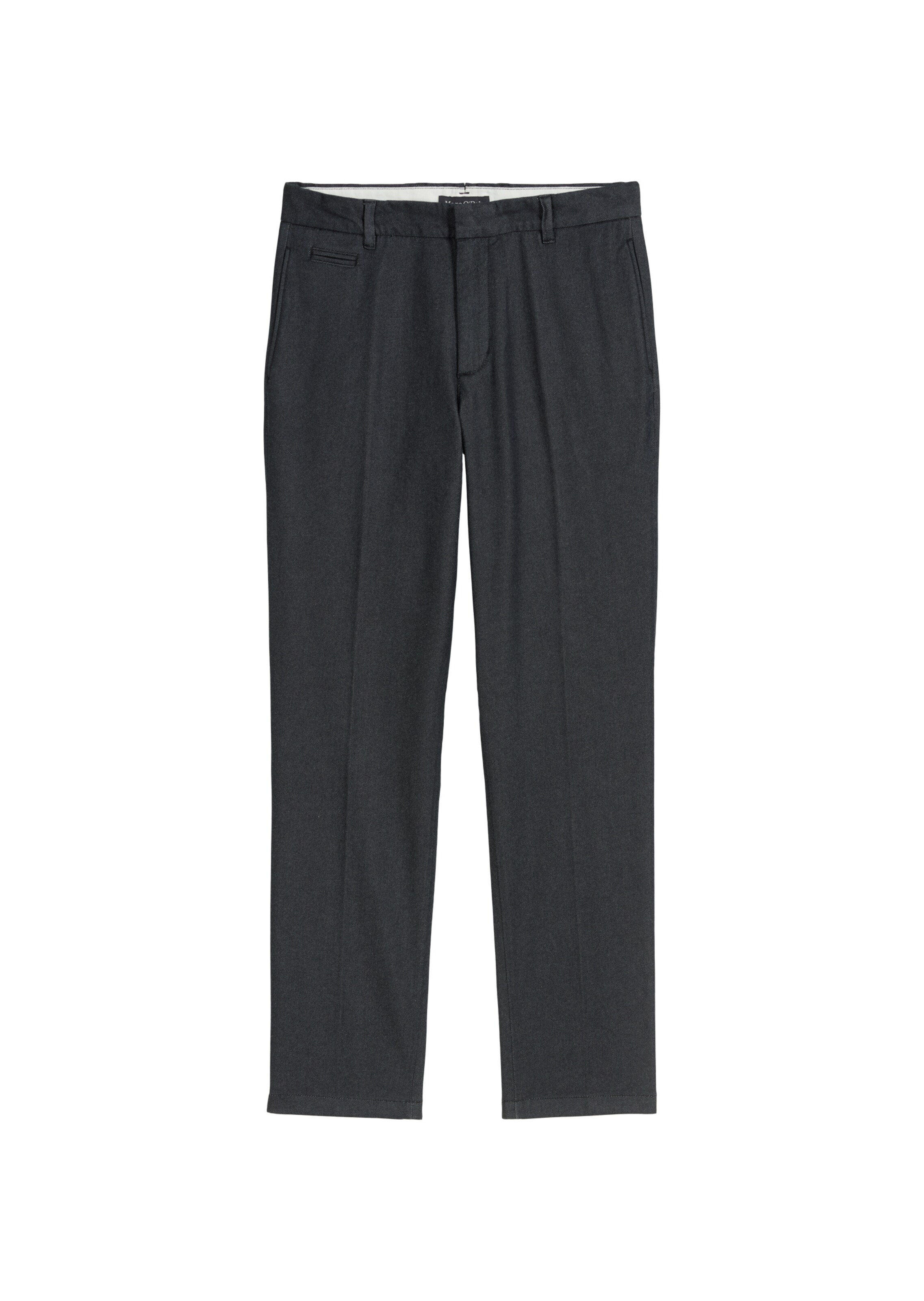 Marc O'Polo Regular Bandplooibroek 'Bunkris ' in Blauw: voorkant