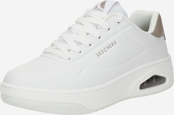 balta SKECHERS Sportbačiai be auliuko 'UNO COURT - FAST BREAK': priekis