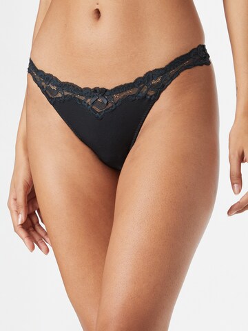 Hunkemöller String 'Secret' in Schwarz: Vorderseite
