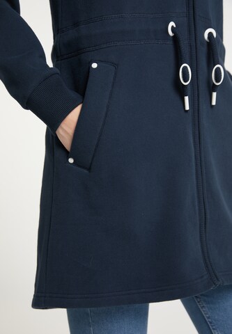 DreiMaster Maritim Zip-Up Hoodie in Blue