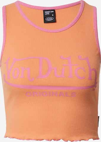 Von Dutch Originals Top 'ASHLEY' in Orange: front