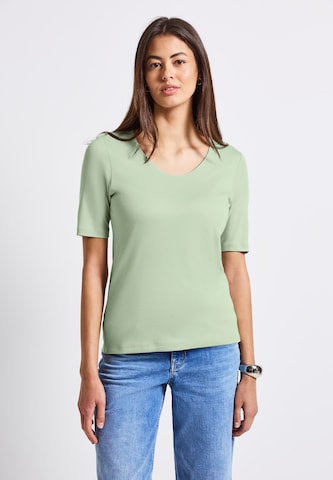 STREET ONE Shirt in Green: front
