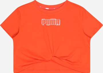 PUMA Shirt 'Alpha' in Orange: front