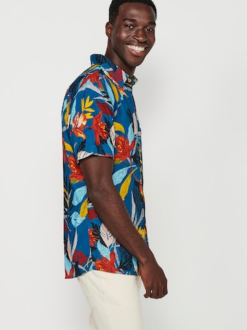 KOROSHI Regular fit Button Up Shirt in Mixed colours