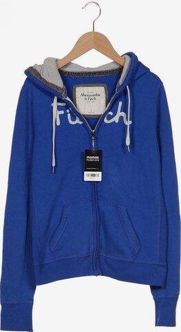 Abercrombie & Fitch Kapuzenpullover L in Blau: predná strana