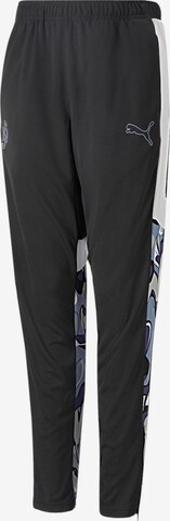 PUMA Regular Workout Pants in Black: front