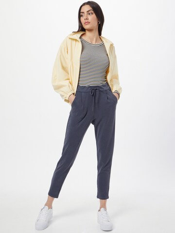 VERO MODA Tapered Bandplooibroek 'VMEVA' in Blauw