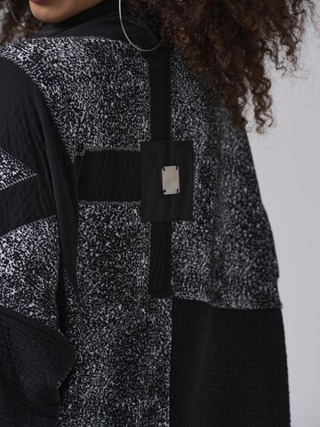 Manteau mi-saison 'Fion' MISH en noir