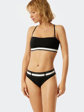 SCHIESSER Bikini Bottoms 'Californian Dream' in Black