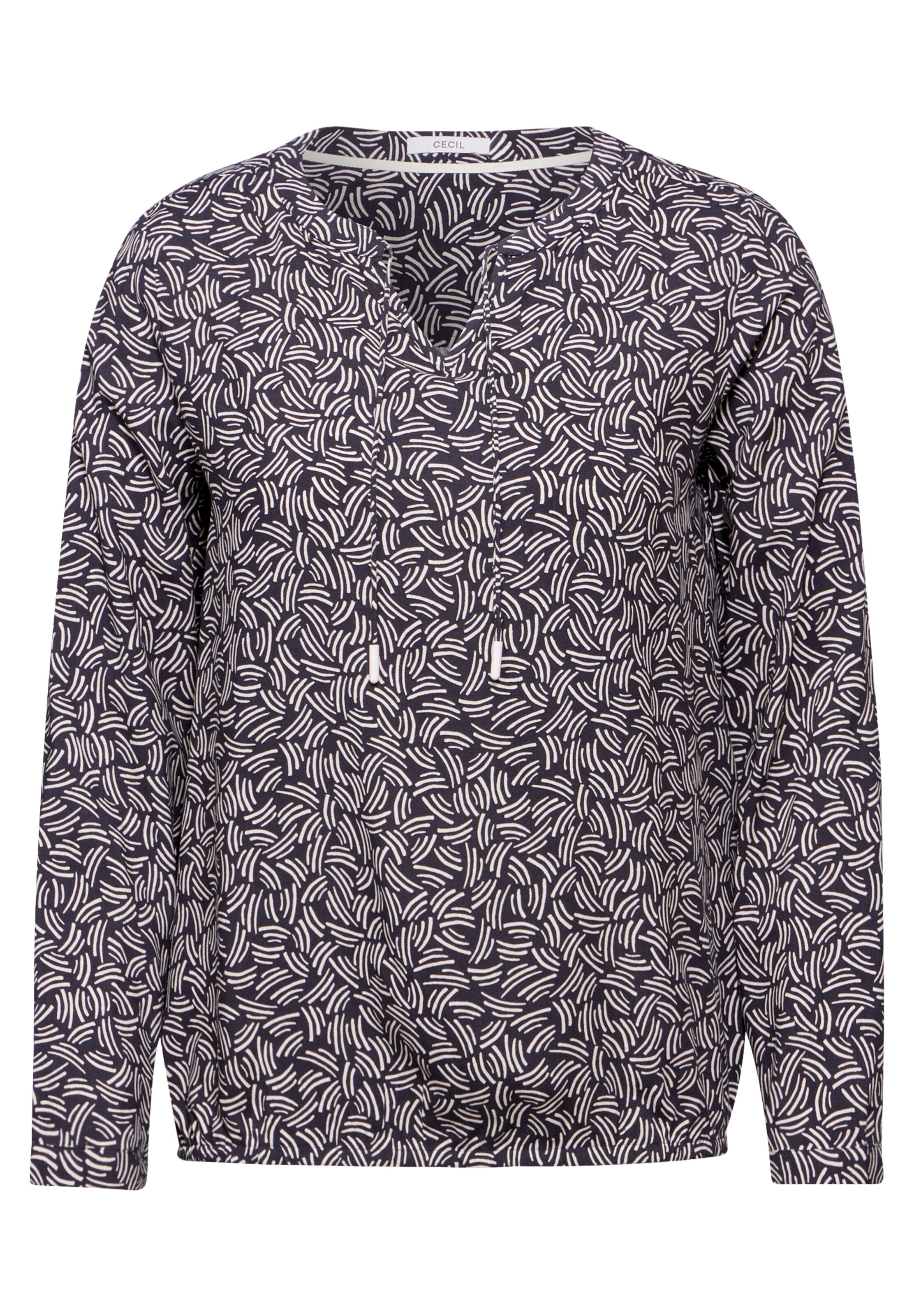 CECIL Bluse in Schwarz: Vorderseite