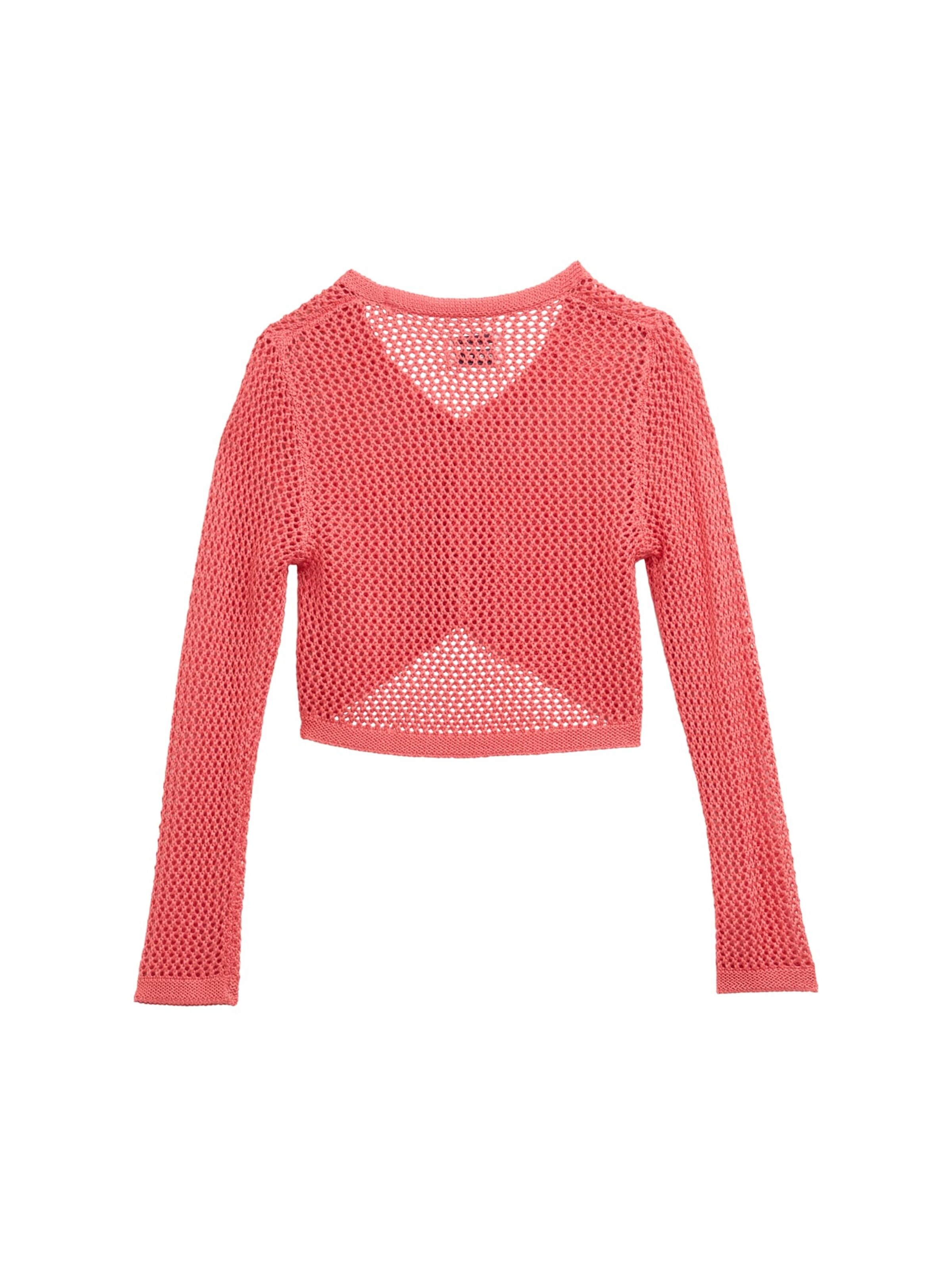 TOM TAILOR Strickjacke in Pink