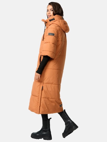 NAVAHOO Zimný kabát 'Ciao Miau XIV' - oranžová