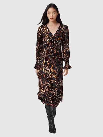 Robe 'DANNIE' AllSaints en marron : devant