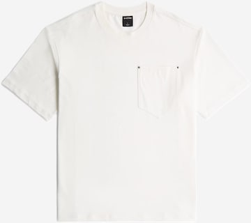 T-Shirt 'Pocket Loose T-Shirt' G-STAR en blanc : devant