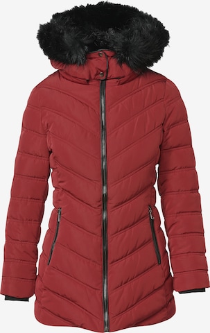 KOROSHI Winterparka in Rood: voorkant