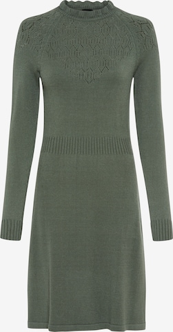LAURA SCOTT Strickkleid in Grün: Vorderseite