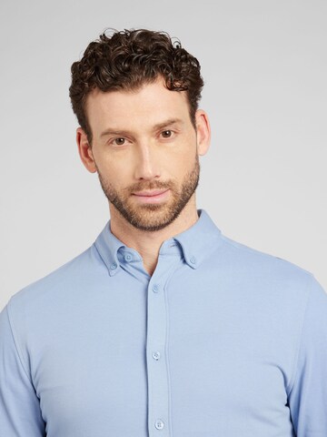 Only & Sons Regular fit Button Up Shirt in Blue