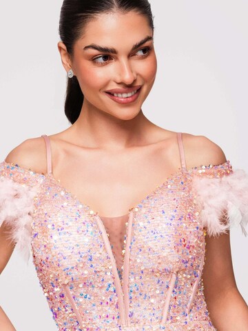 Robe de soirée Ombre en rose