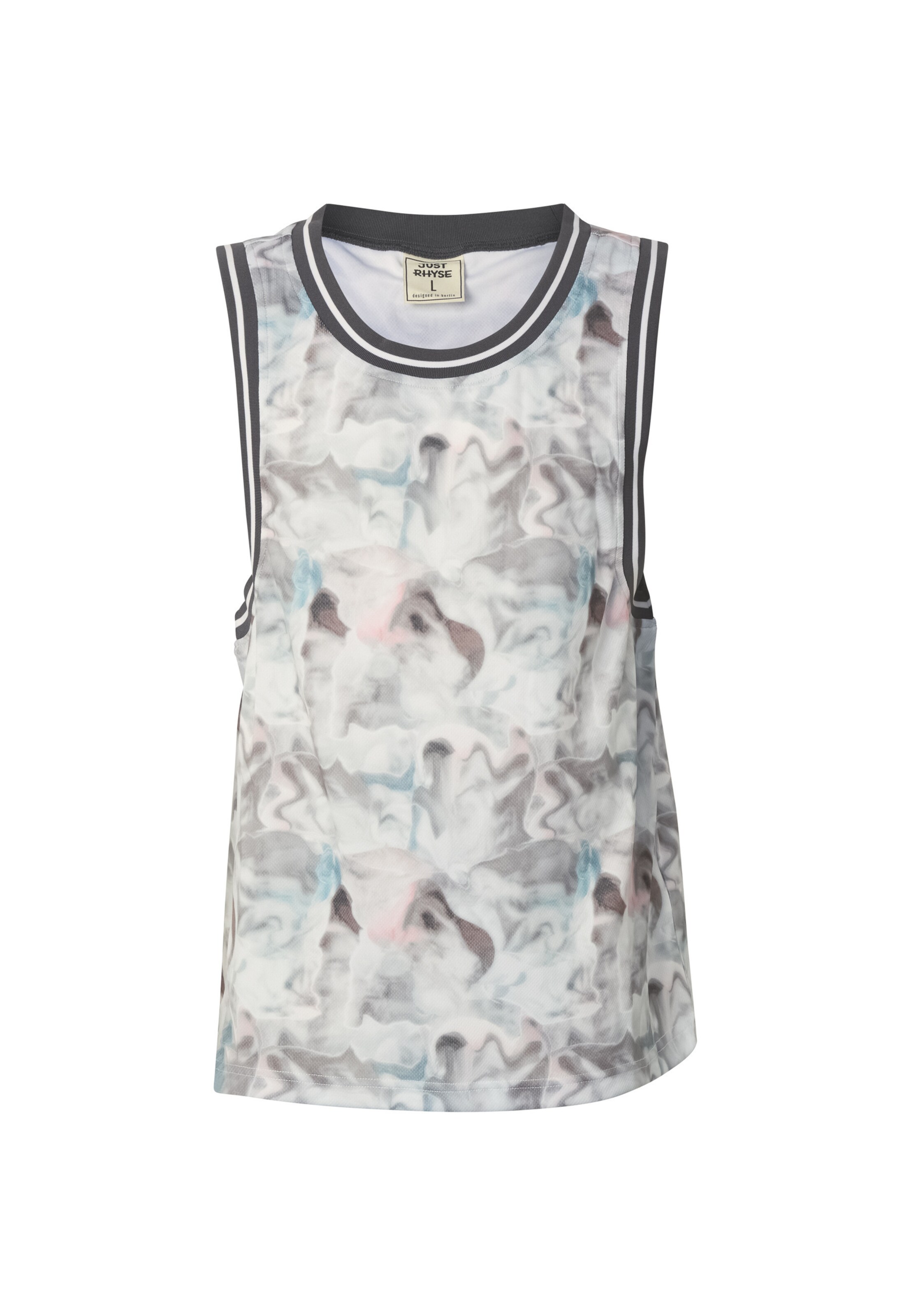 Just Rhyse Koszulka w kolorze szary: przód