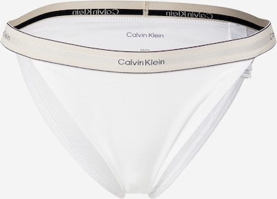 Moteriškos kelnaitės iš Calvin Klein Underwear, spalva – gelsvai pilka spalva / juoda / balta, Prekių apžvalga