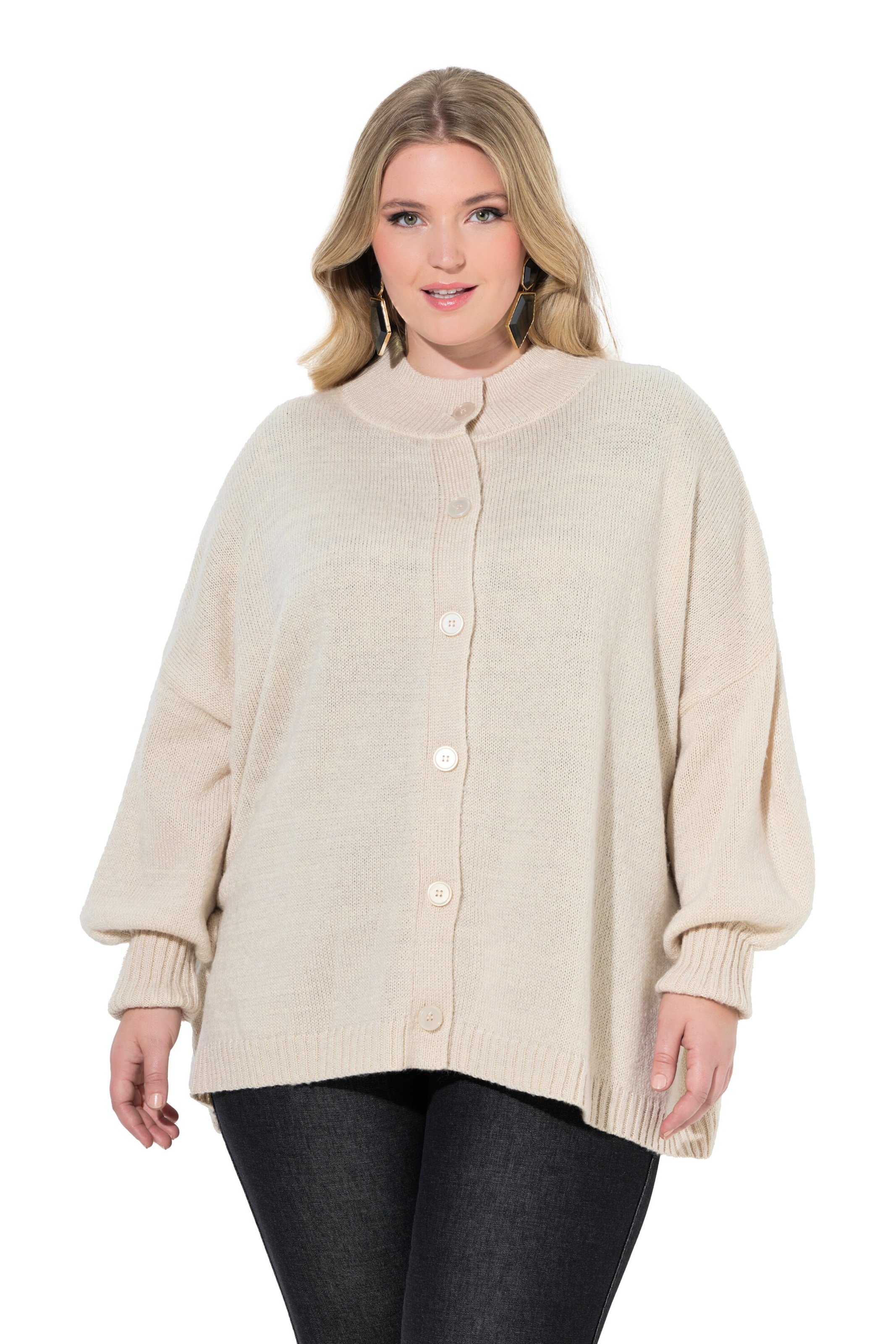 MIAMODA Strickjacke in Beige: Vorderseite