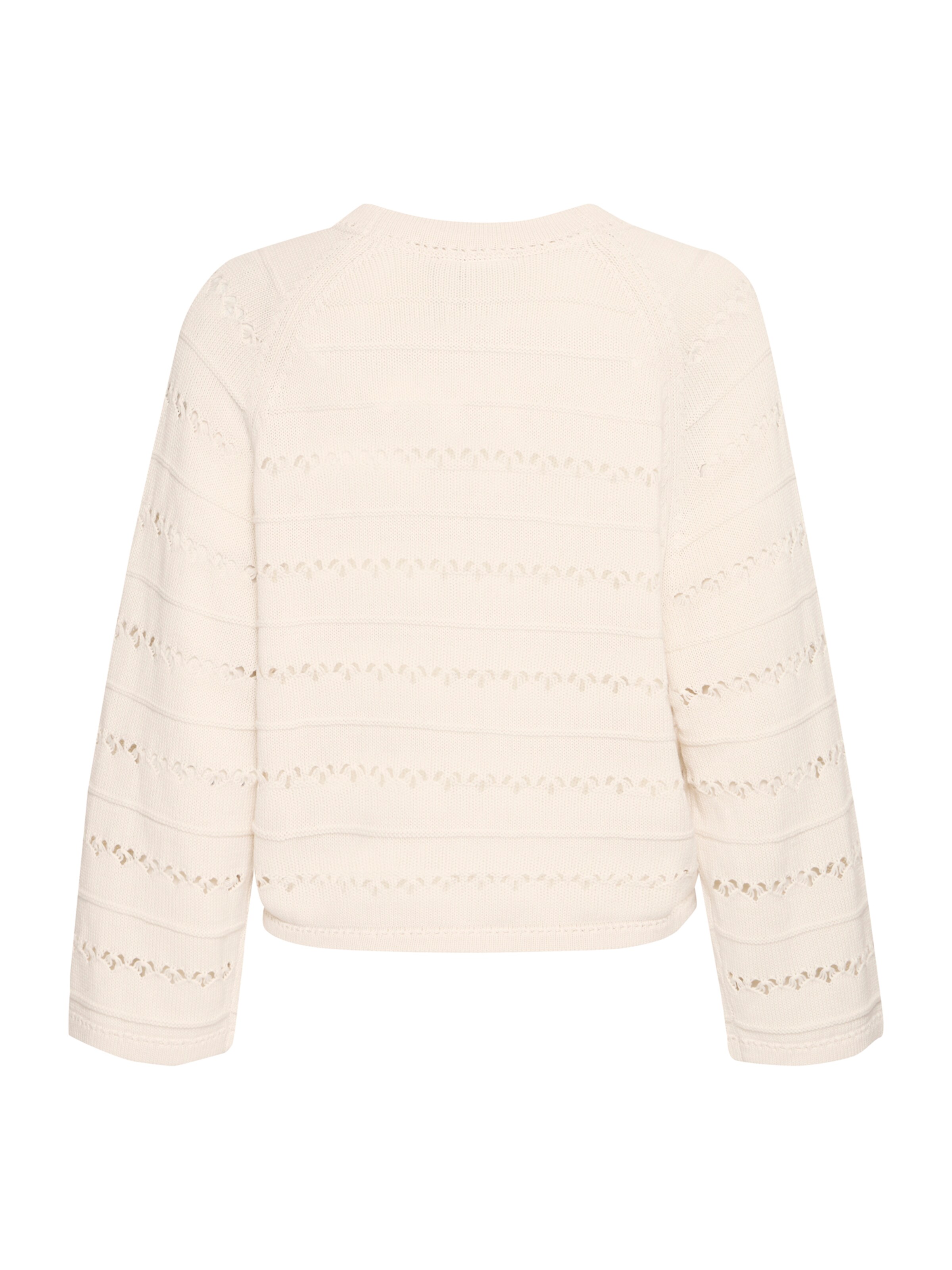 Geacă tricotată 'IHLALUHA' de la ICHI pe bej