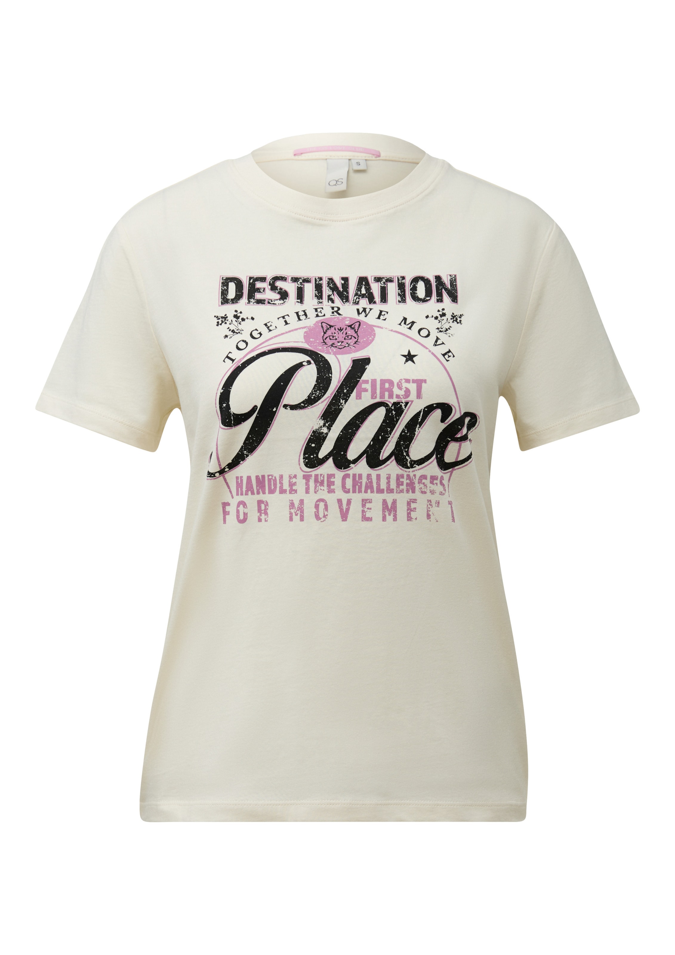 QS Póló - fehér: elől