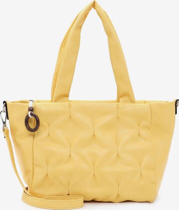 Emily & Noah Shopper 'Karlotta' in Yellow: front