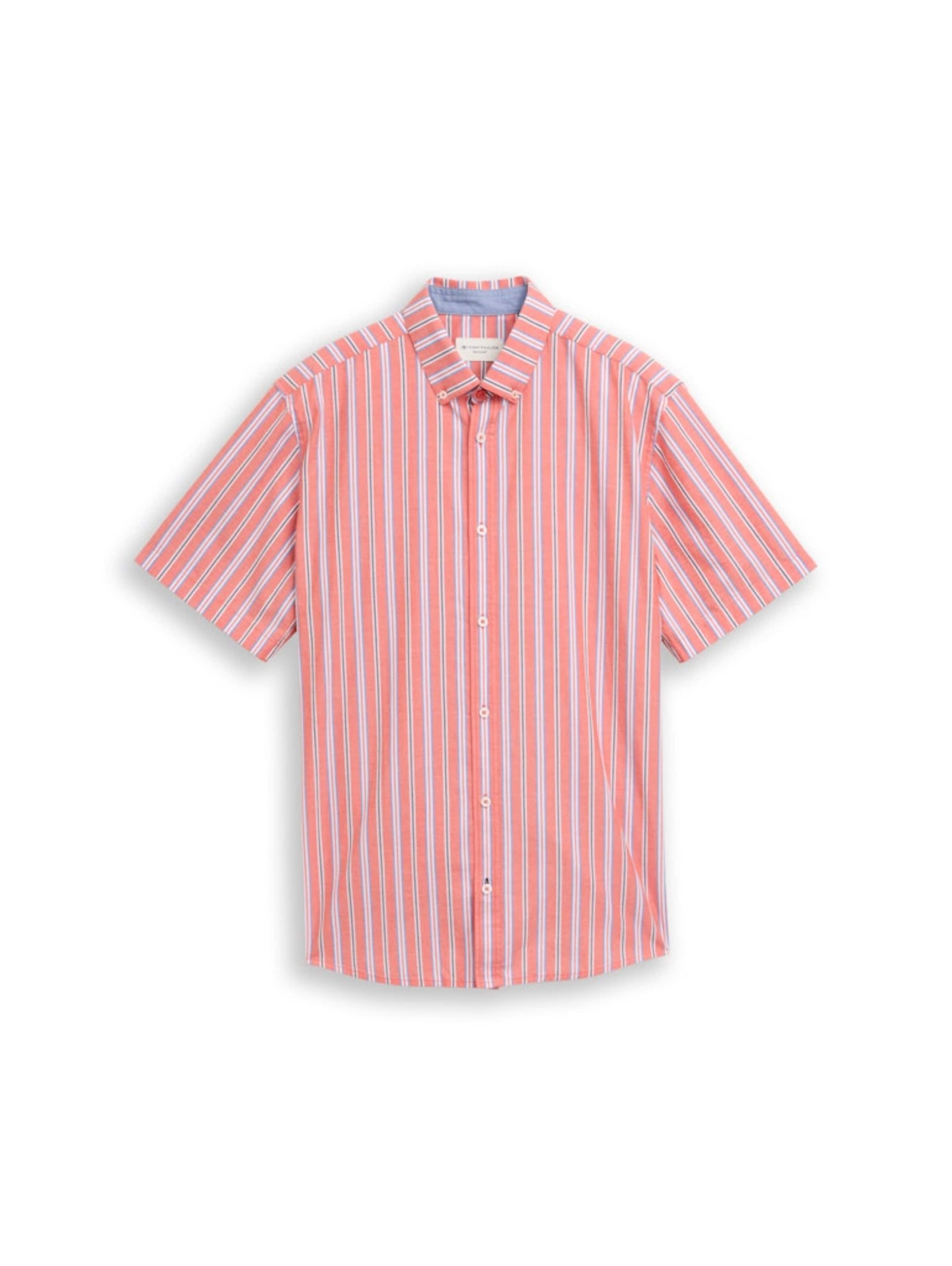 TOM TAILOR Button Up Shirt in Red: front