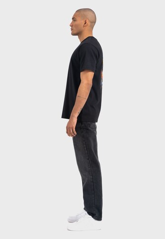 Oldskull Shirt 'Retro Roadtrip Logo Graphic' in Black