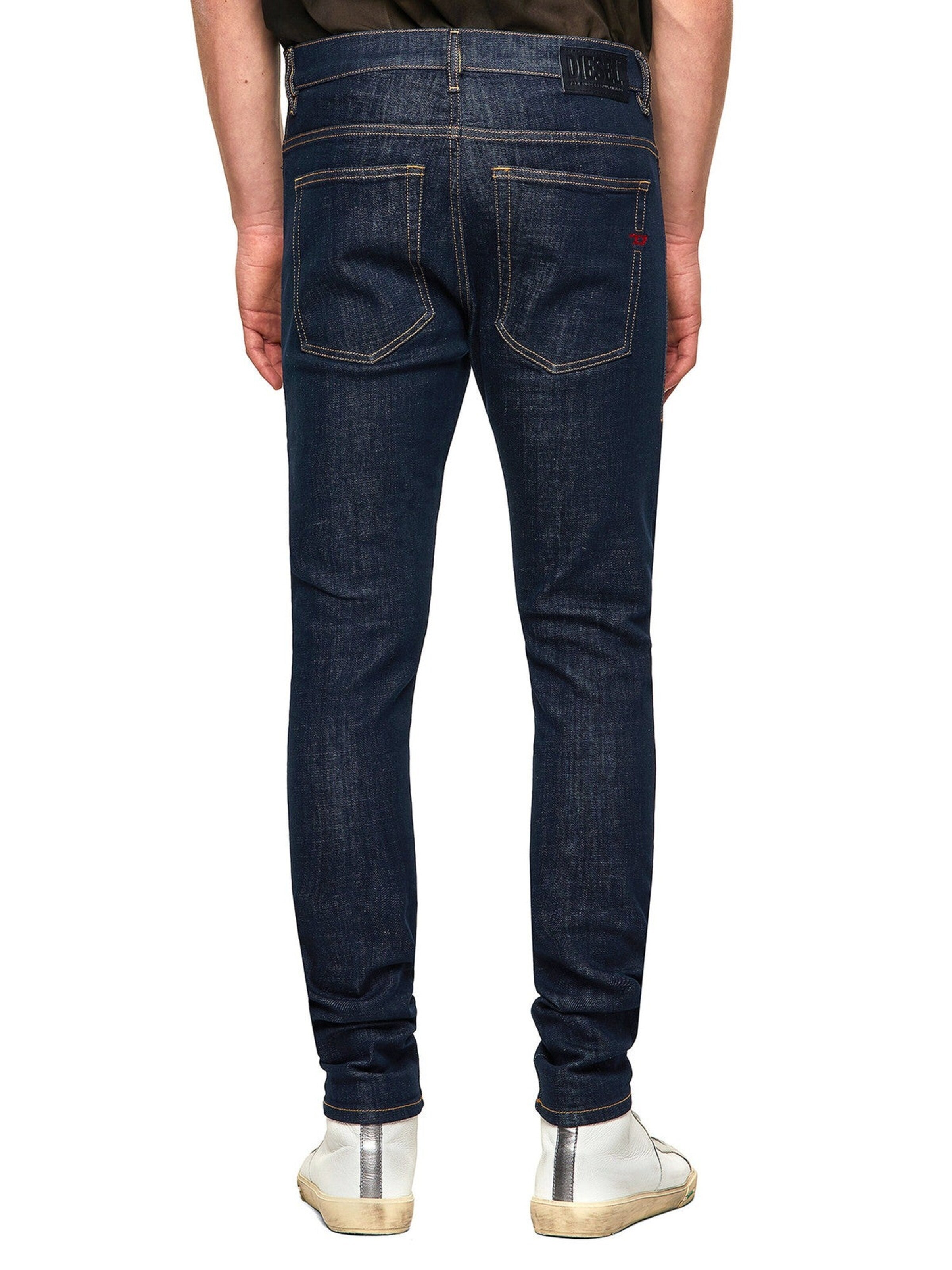 DIESEL Skinny Jeans 'High Waist D-Amny' in Blauw