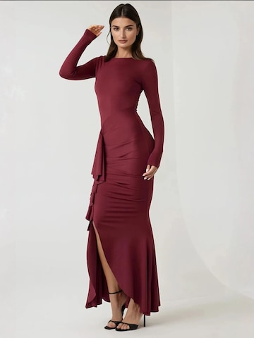 Hiccup Evening Dress in Red