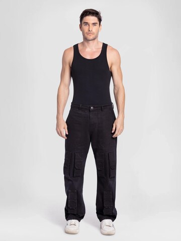 YVZ Denim Baggy Jeans 'Mars' in Black