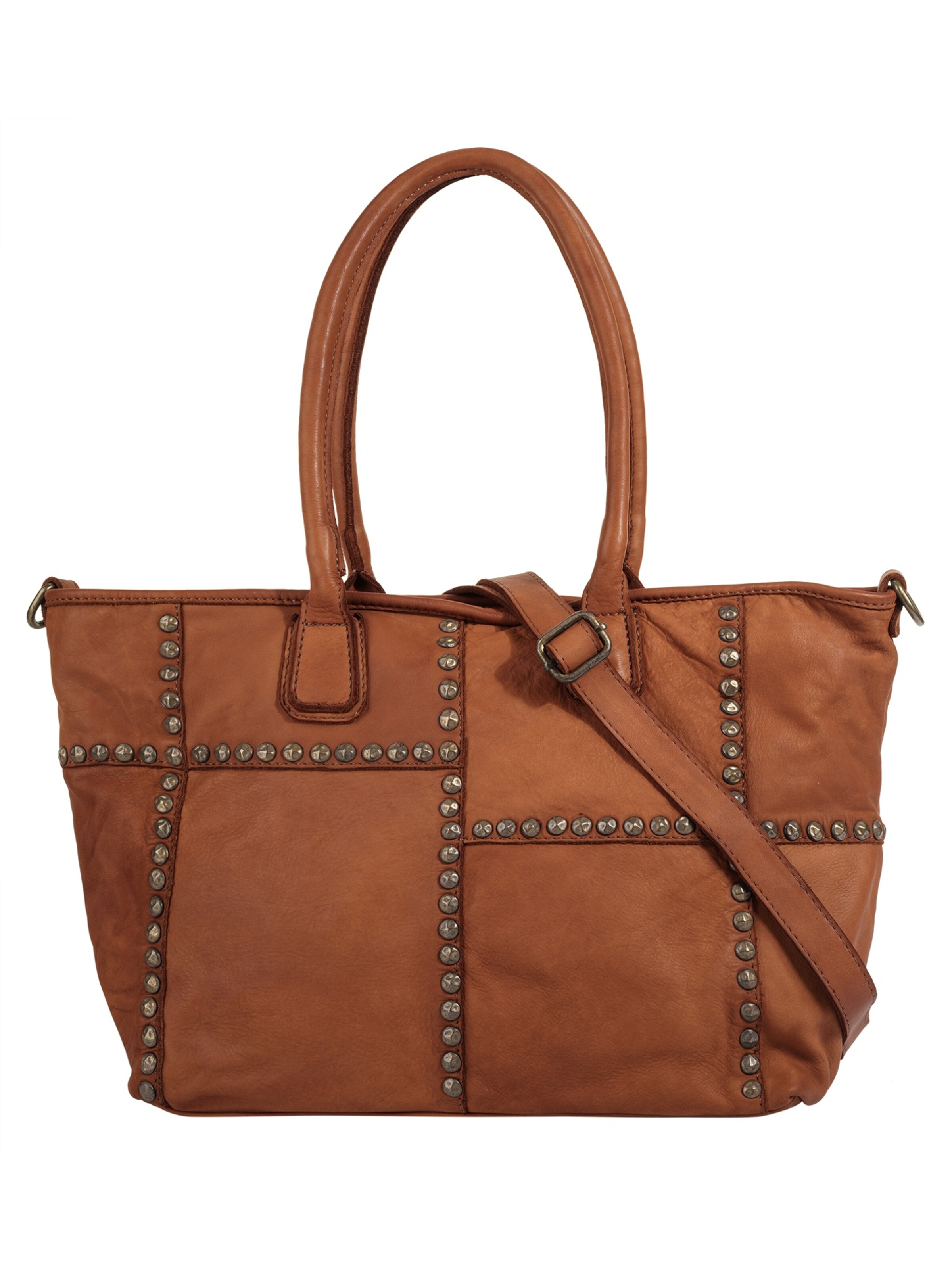 Cabas Samantha Look en marron : devant